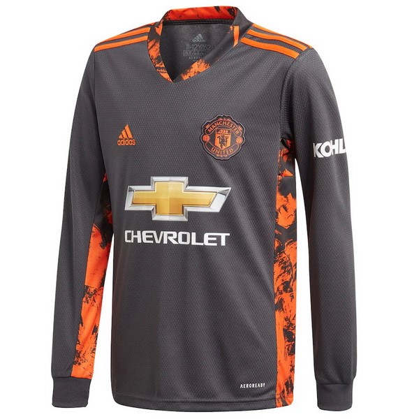 Tailandia Camiseta Manchester United Primera equipo ML Portero 2020-21 Gris